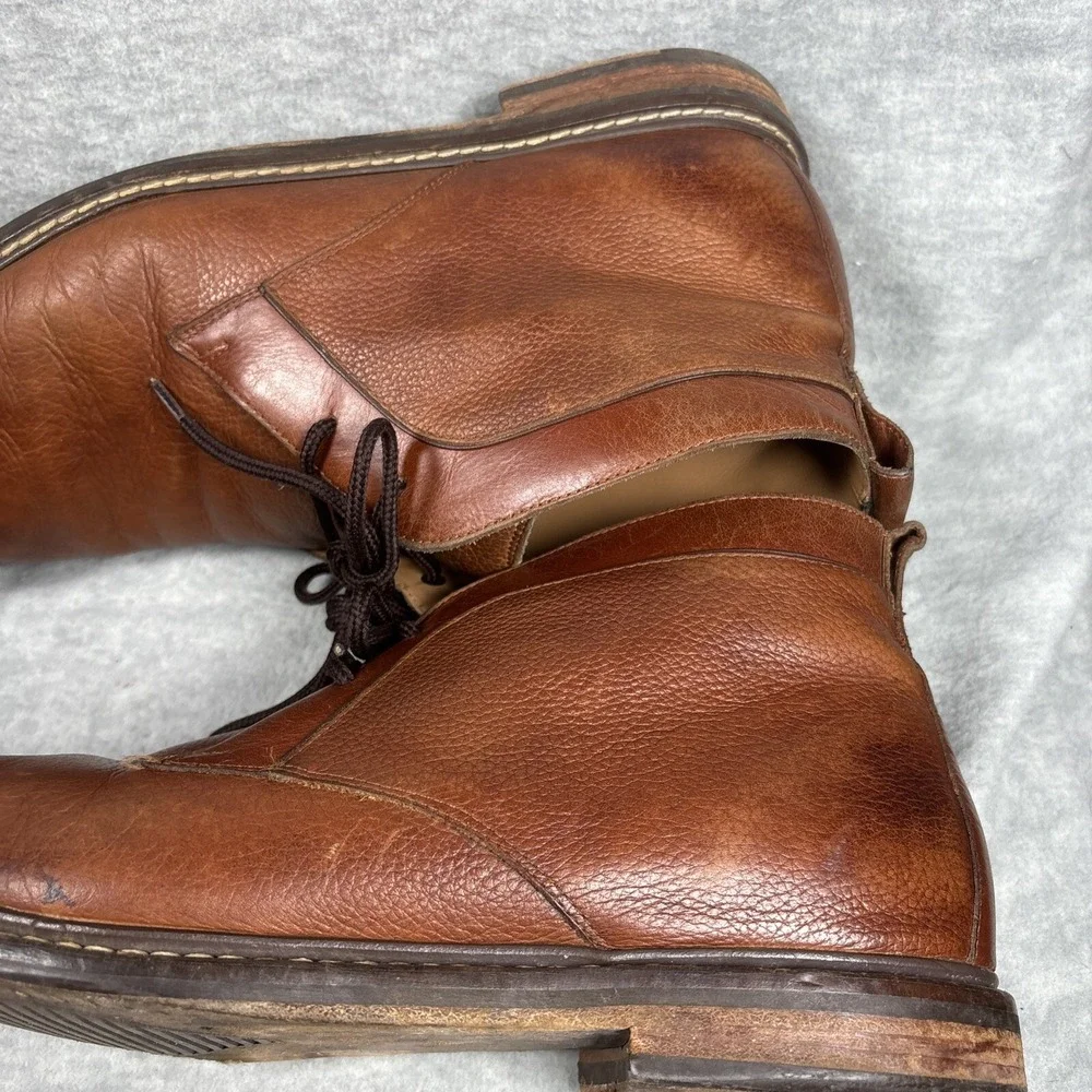 Cole Haan Chukka Men's 13 Brown Leather Goodyear‎ Welt GYW Stacked Heel C24531